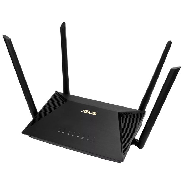 Asus RT-AX53U Router Inalámbrico Wi-Fi 6 AX1800 Doble Banda Negro Asus RT-AX53U Router Inalámbrico Wi-Fi 6 AX1800 Doble Banda Negro